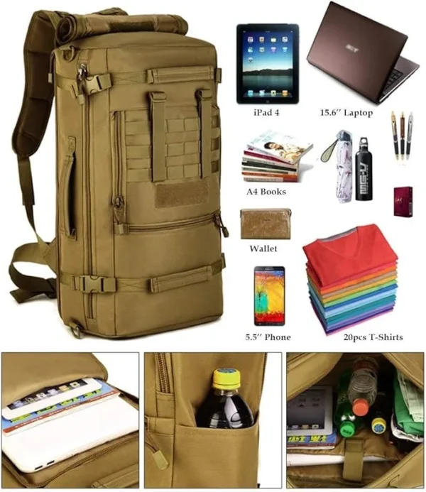Military Tactical Backpack 72-Hour (50L/55L) - Image 4