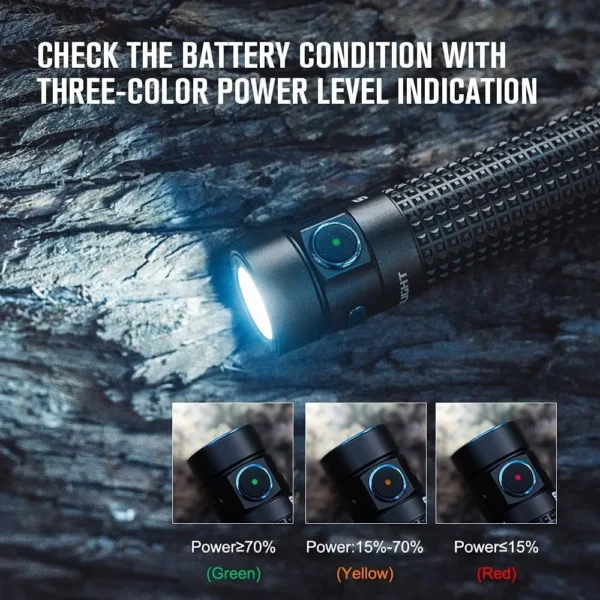 Olight S2R Baton II – 1150 Lumen USB Rechargeable EDC Flashlight - Image 4
